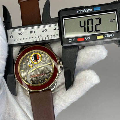 Reloj Fossil Team Washington Redskins EDICIÓN LIMITADA  Año1993 Históricos PIELES ROJAS