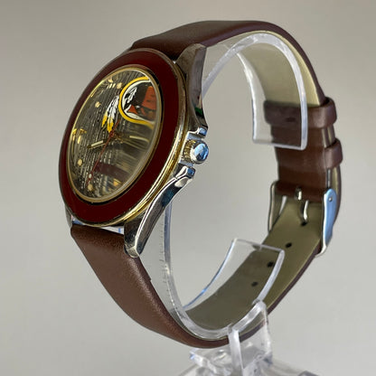 Reloj Fossil Team Washington Redskins EDICIÓN LIMITADA  Año1993 Históricos PIELES ROJAS