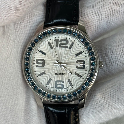 Reloj LST Quartz Mujer Años 2000 Cristales Azules 40mm