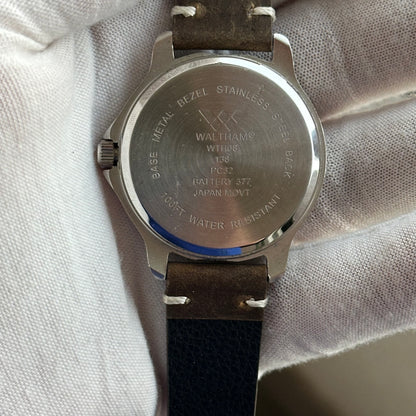 Reloj Waltham Hombre EL Light Año 2001 Field Dial Iluminado