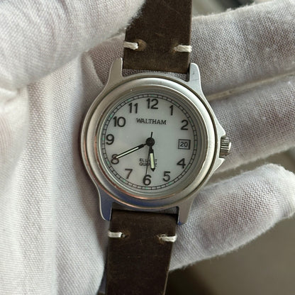 Reloj Waltham Hombre EL Light Año 2001 Field Dial Iluminado