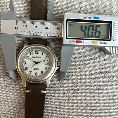 Reloj Waltham Hombre EL Light Año 2001 Field Dial Iluminado
