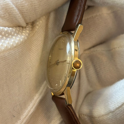 Reloj Timex Hombre A Cuerda Años 60s Champagne 34mm