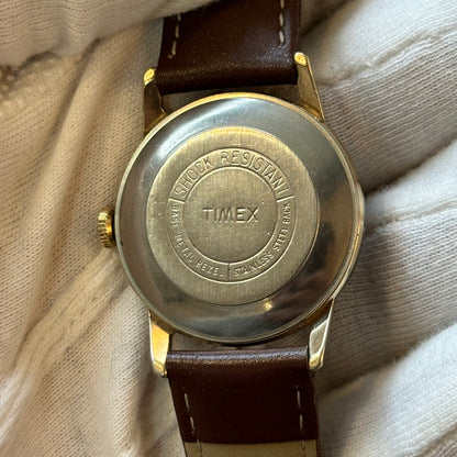 Reloj Timex Hombre A Cuerda Años 60s Champagne 34mm