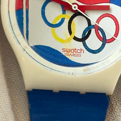 Swatch Unisex Año 1994 Juegos Olímpicos de Invierno de Lillehammer FULLSET RARO