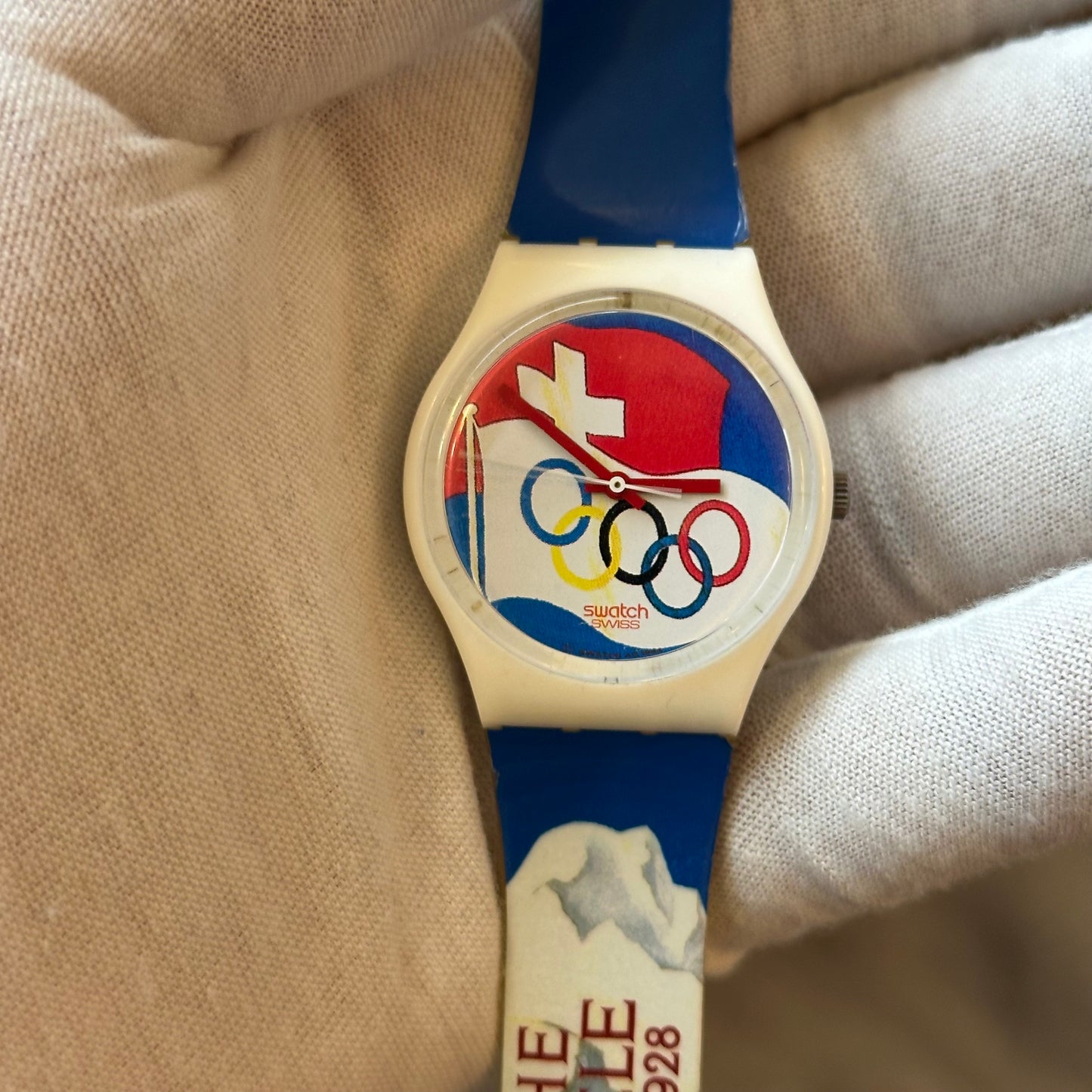 Swatch Unisex Año 1994 Juegos Olímpicos de Invierno de Lillehammer FULLSET RARO