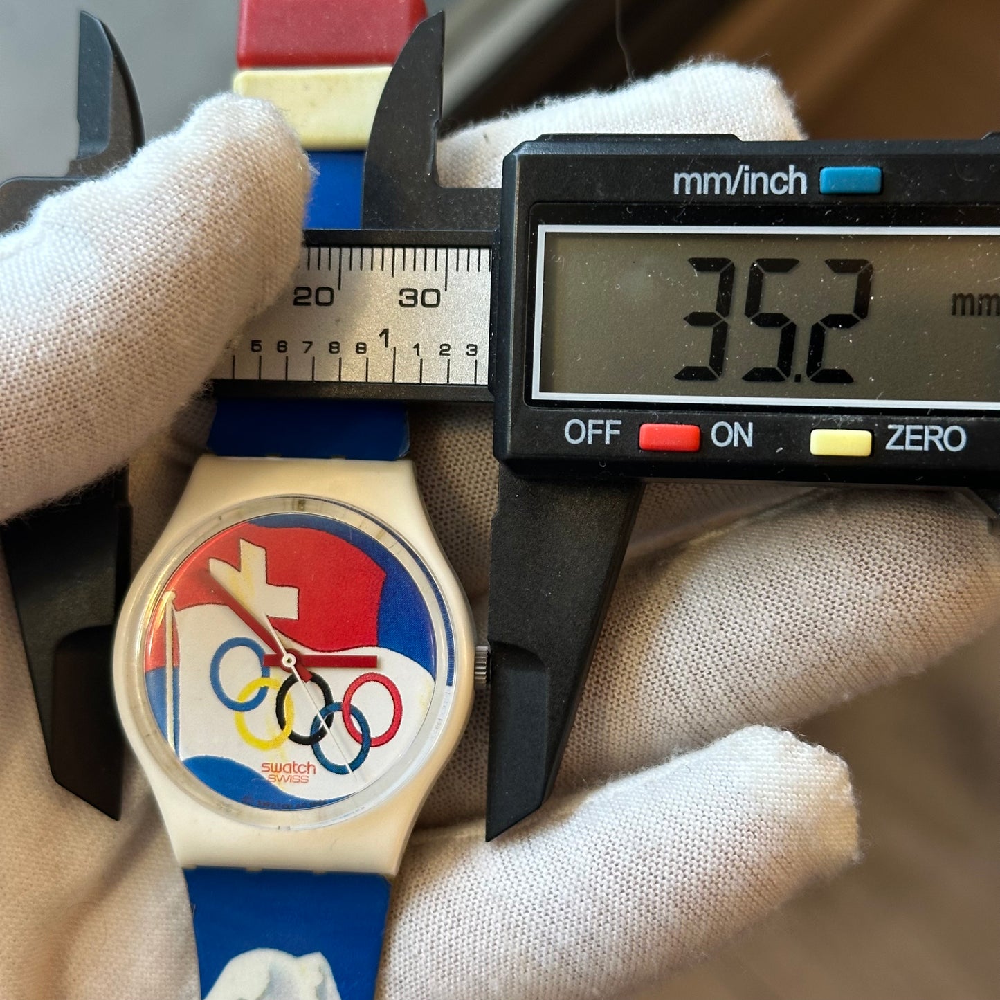 Swatch Unisex Año 1994 Juegos Olímpicos de Invierno de Lillehammer FULLSET RARO