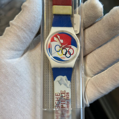 Swatch Unisex Año 1994 Juegos Olímpicos de Invierno de Lillehammer FULLSET RARO