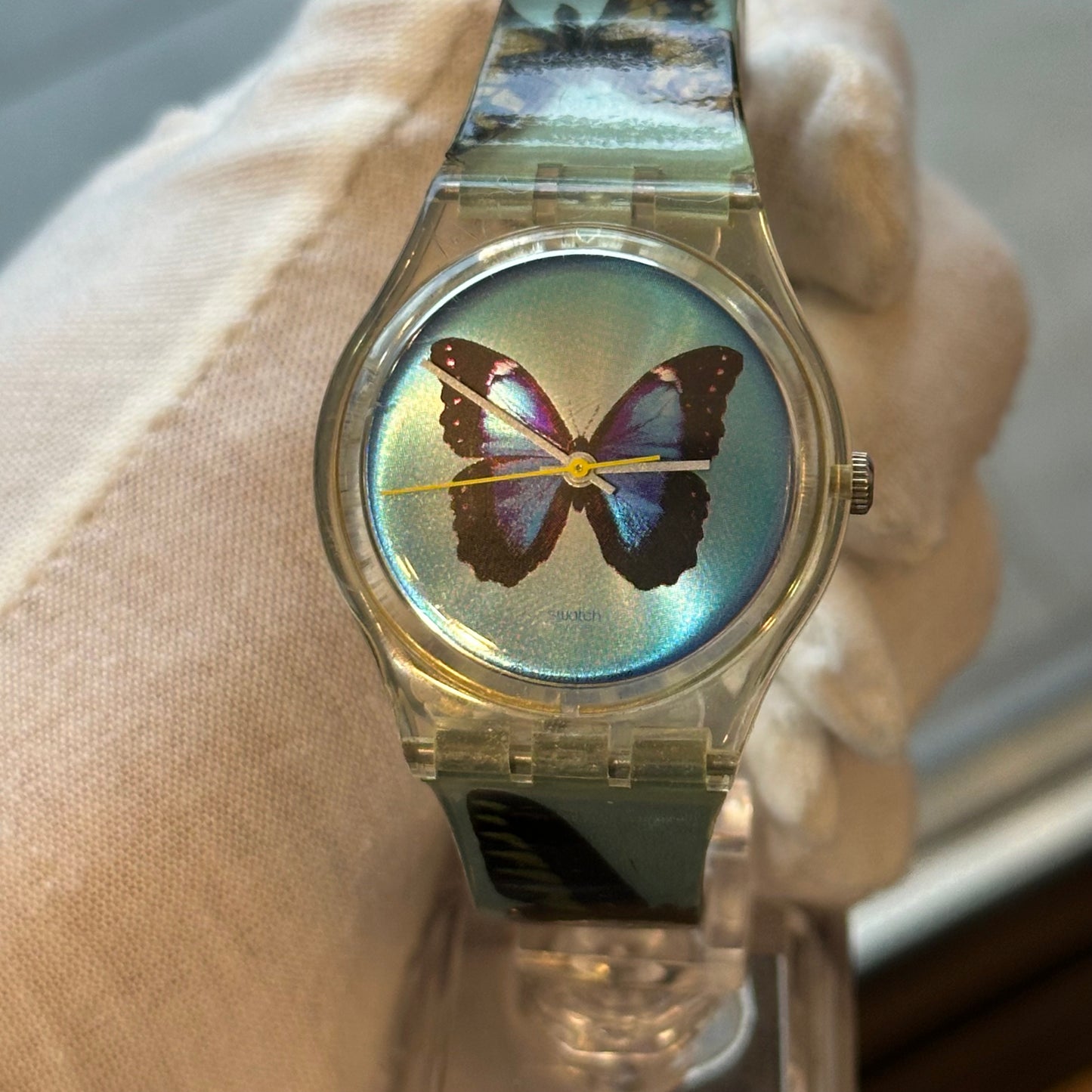 Reloj Swatch Sky Fly Mariposa Año 2000 Vintage GK347 ESCASO
