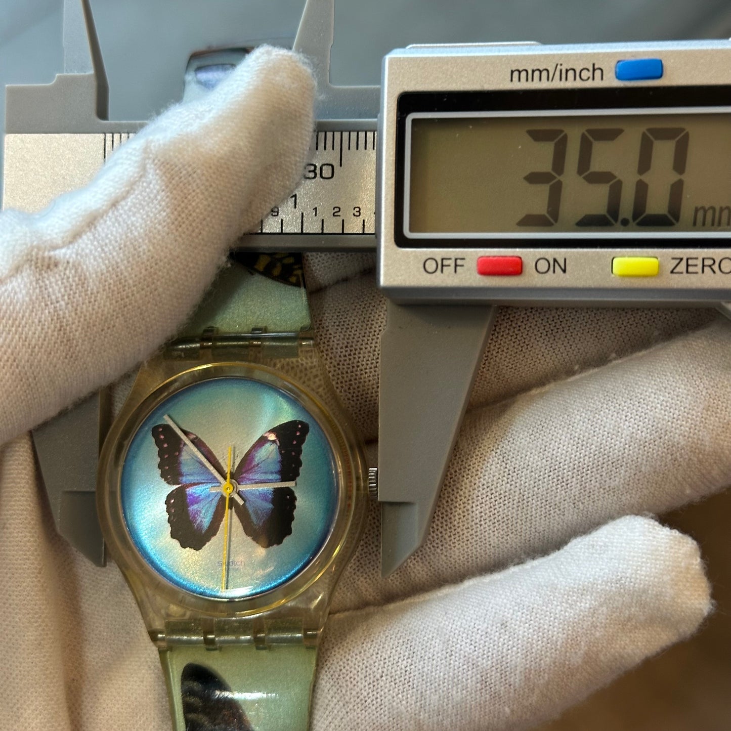 Reloj Swatch Sky Fly Mariposa Año 2000 Vintage GK347 ESCASO