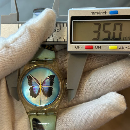 Reloj Swatch Sky Fly Mariposa Año 2000 Vintage GK347 ESCASO