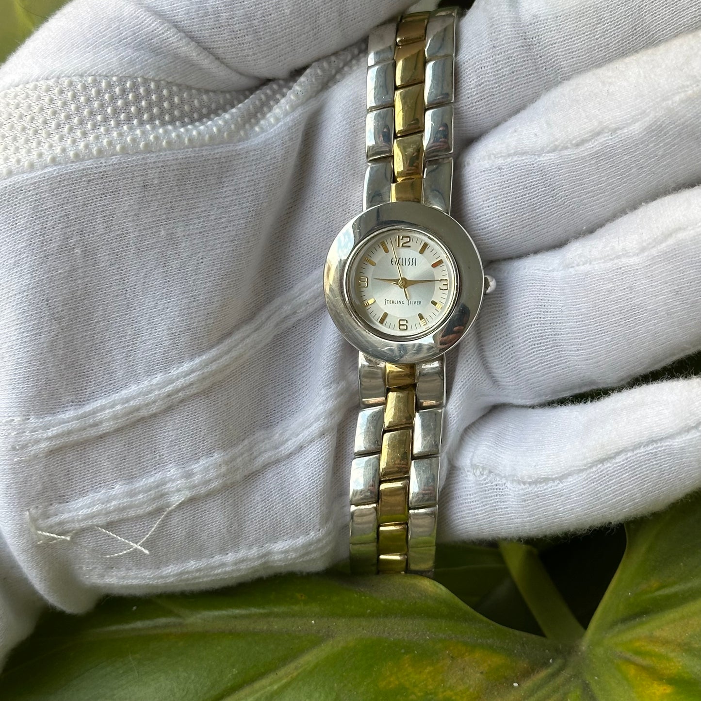 Reloj Joya Ecclissi Plata Maciza 80g Pulsera Reversible Años 2000 Mujer