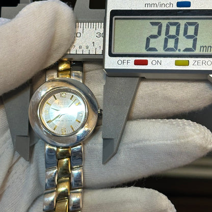 Reloj Joya Ecclissi Plata Maciza 80g Pulsera Reversible Años 2000 Mujer