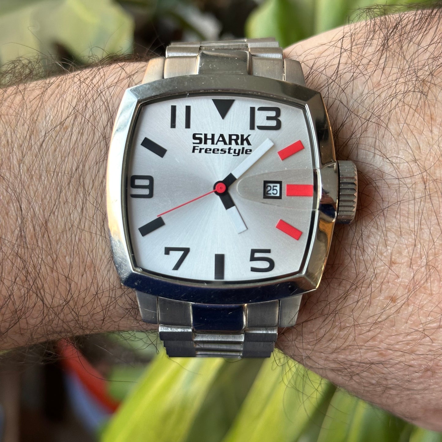 Reloj Freestyle Shark Hombre Años 2000 Acero 49mm oversized