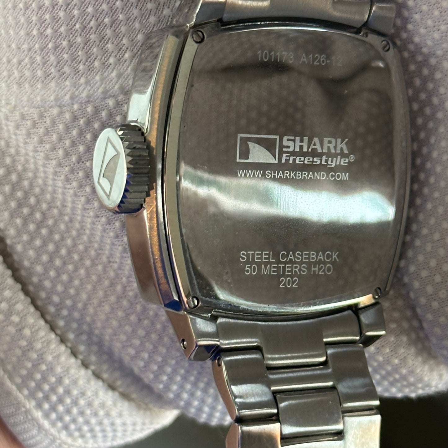 Reloj Freestyle Shark Hombre Años 2000 Acero 49mm oversized