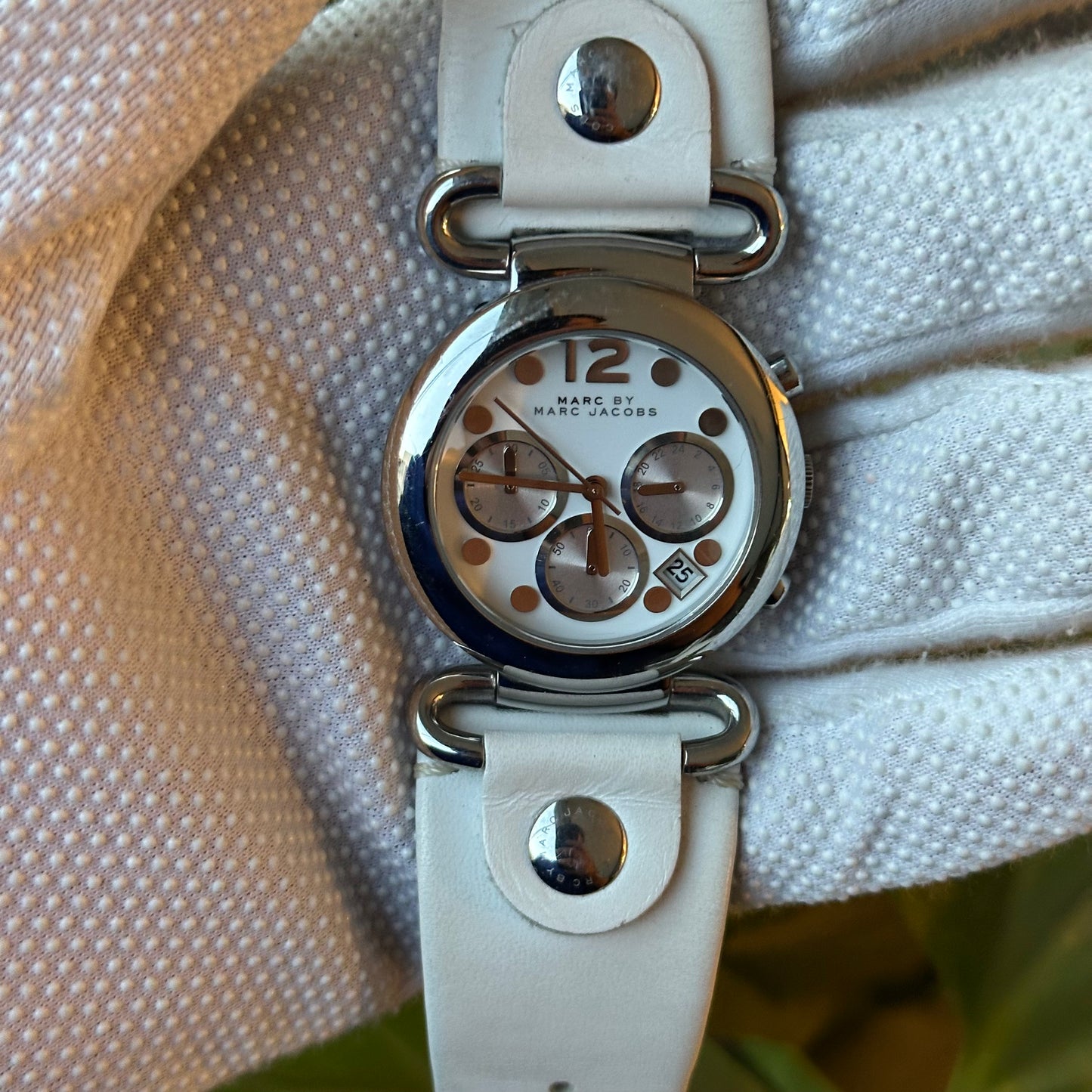 Reloj Marc By Marc Jacobs MBM1173 Mujer Blanco 2010s