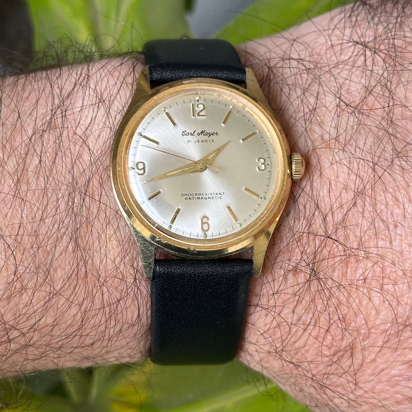 Reloj Carl Mayer 21 Jewels Hombre Año 1964 Mecánico ESCASO