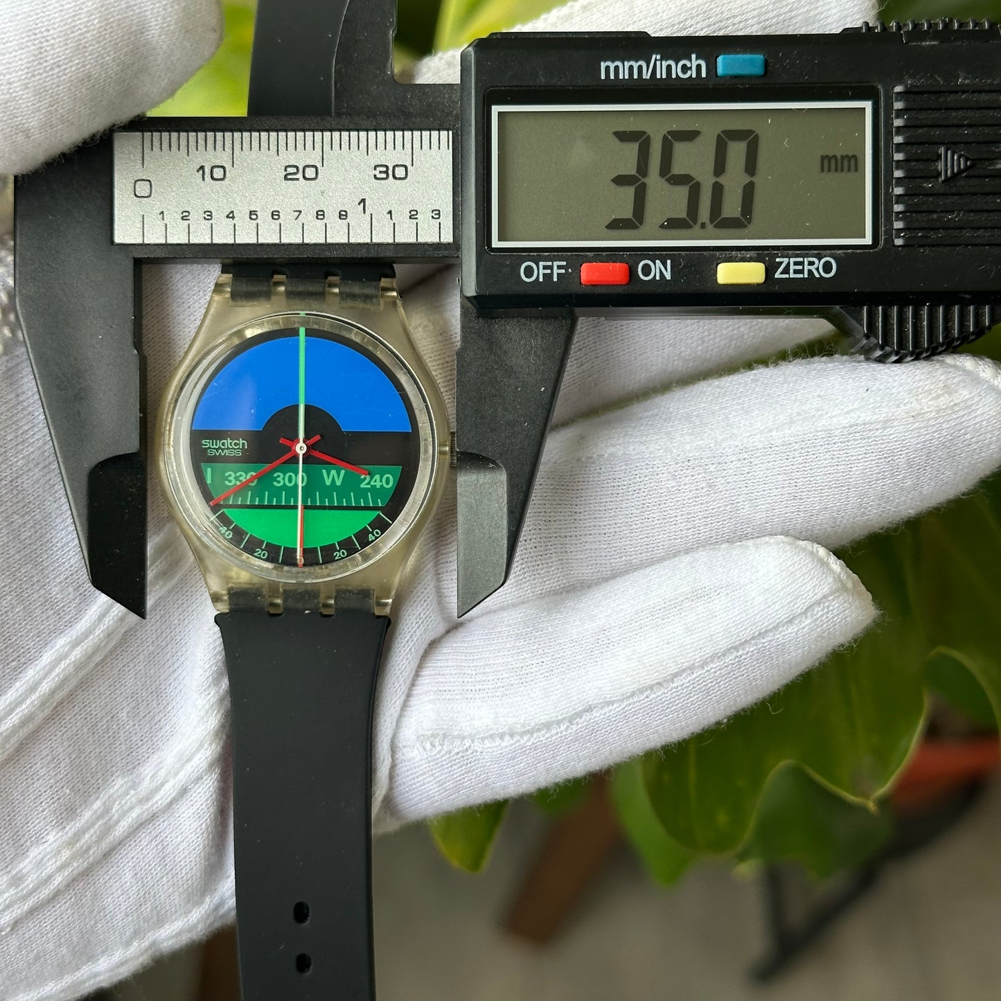 Reloj Swatch Nautilus GK102 Swiss Año 1986 Transparente