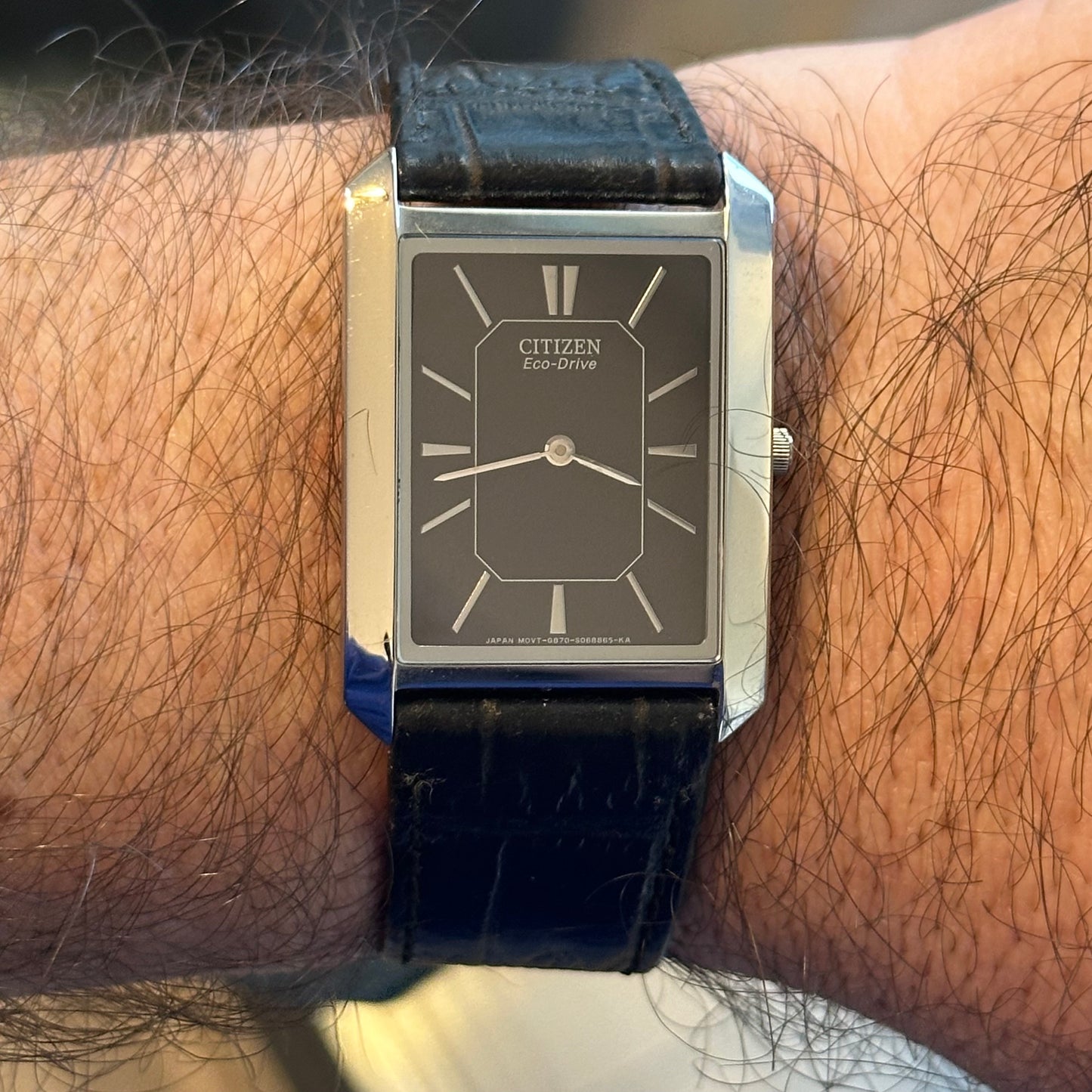 Citizen Stiletto Eco-Drive Hombre Sapphire Año 2007 Ultradelgado SOLAR