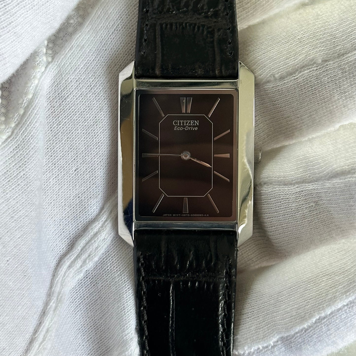 Citizen Stiletto Eco-Drive Hombre Sapphire Año 2007 Ultradelgado SOLAR