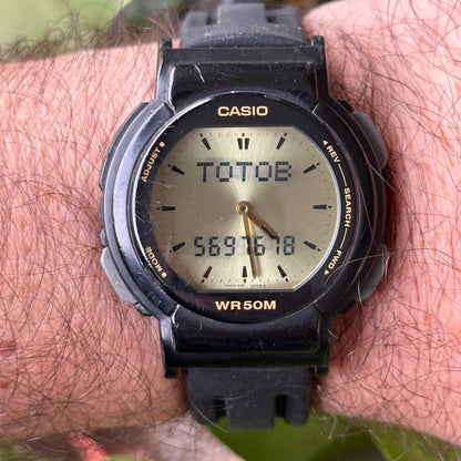 Reloj Casio ABX-52 Hombre Año 1994 Twincept Telememo 50 ESCASO