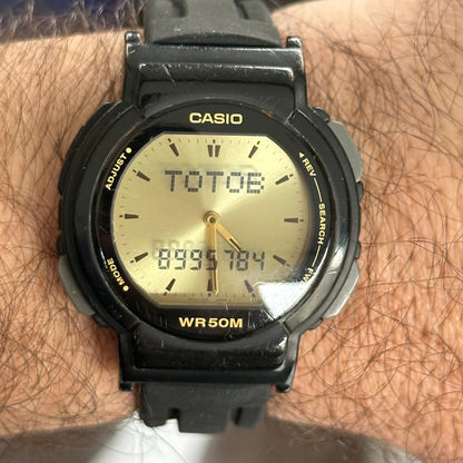 Reloj Casio ABX-52 Hombre Año 1994 Twincept Telememo 50 ESCASO