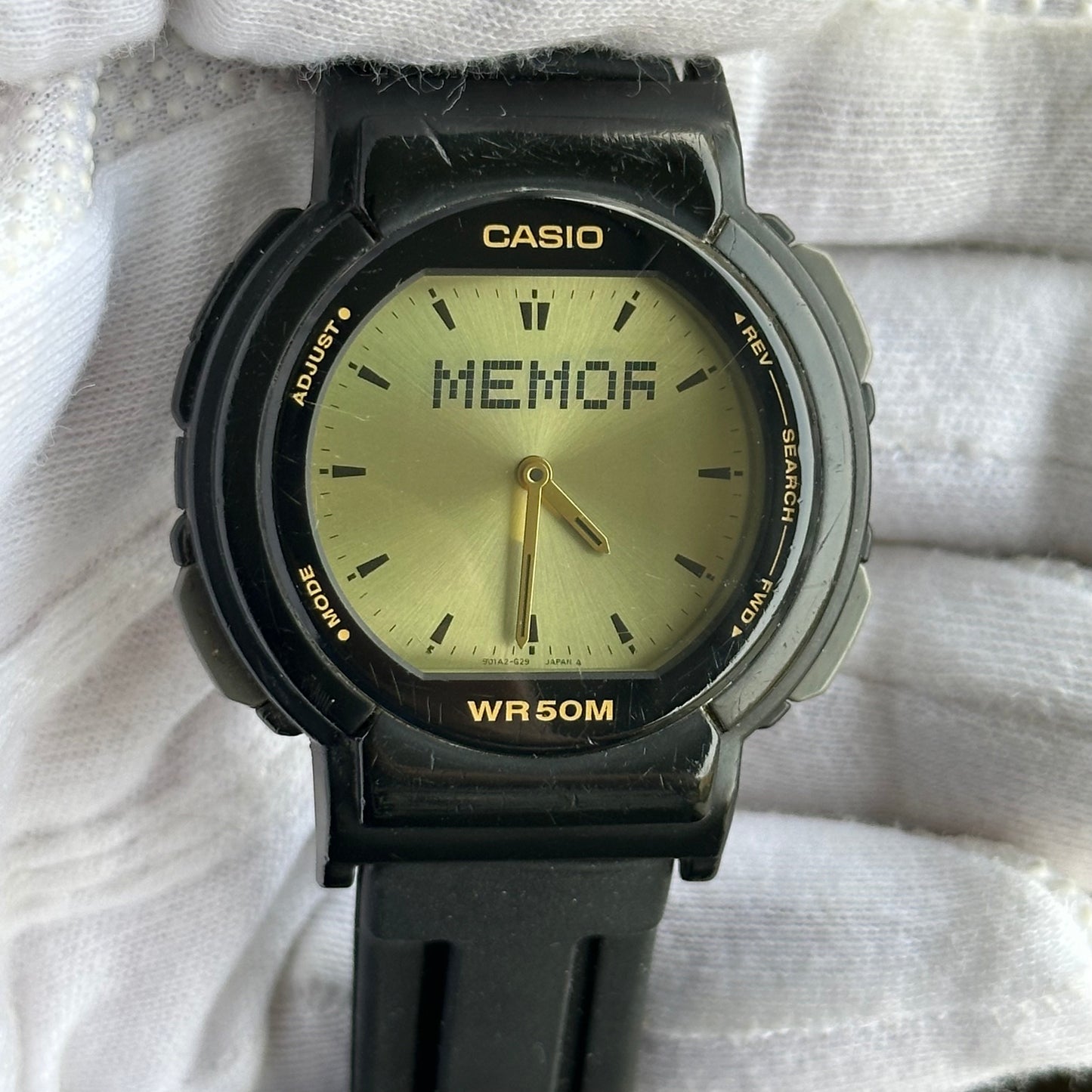 Reloj Casio ABX-52 Hombre Año 1994 Twincept Telememo 50 ESCASO