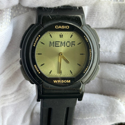 Reloj Casio ABX-52 Hombre Año 1994 Twincept Telememo 50 ESCASO