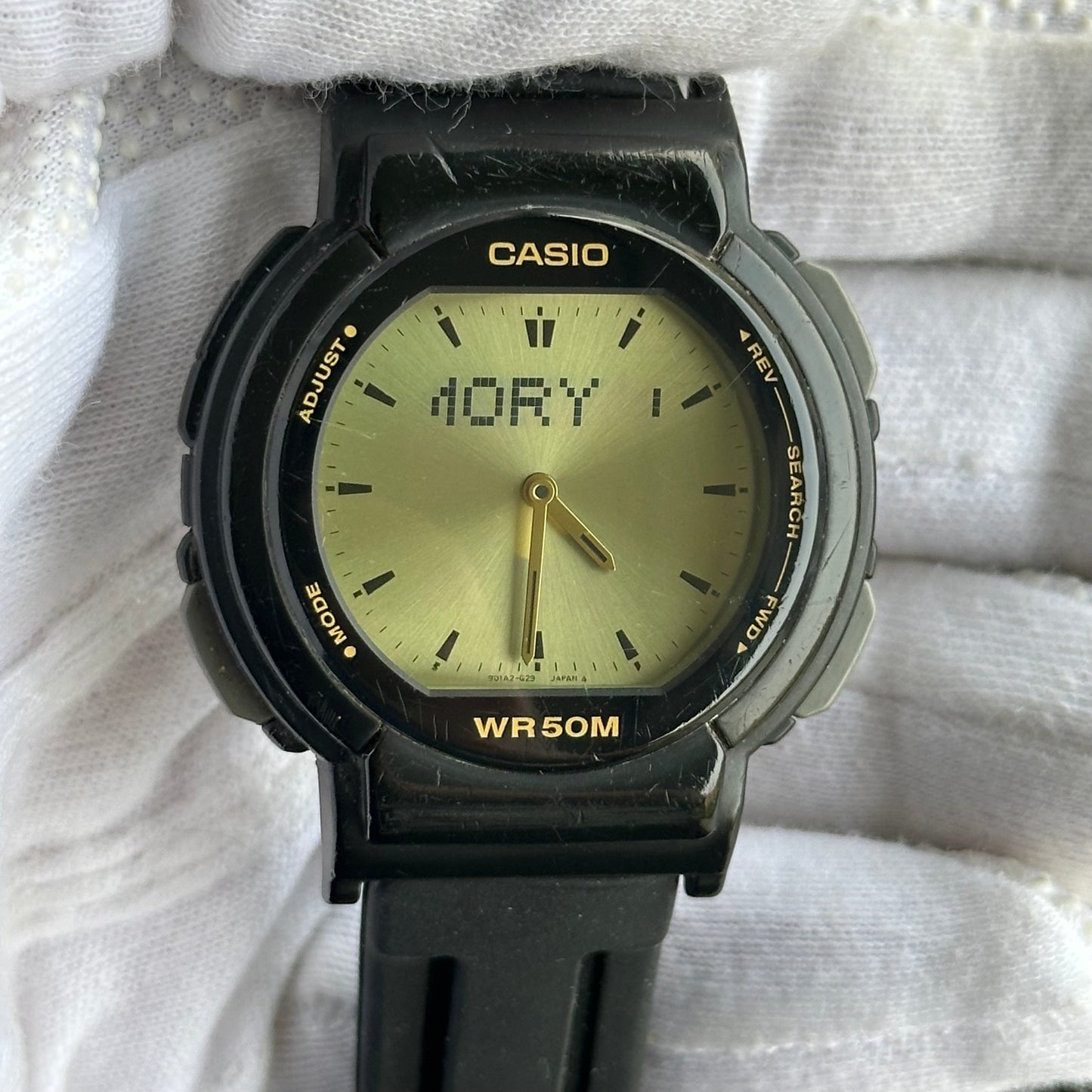 Reloj Casio ABX-52 Hombre Año 1994 Twincept Telememo 50 ESCASO