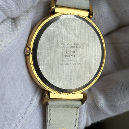 Reloj Anne Klein Mujer ISA Swiss Relief Año 1998 Lion White