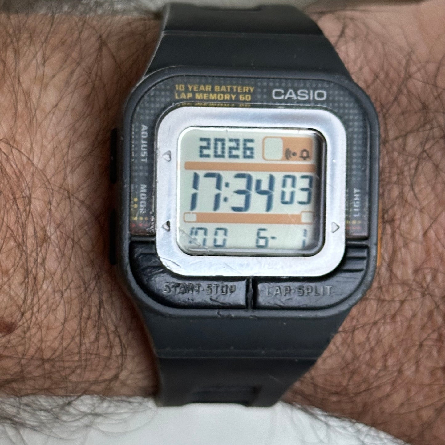 Reloj Casio Hombre Año 2011 SDB-100 Lap Memory 60 Pace Maker