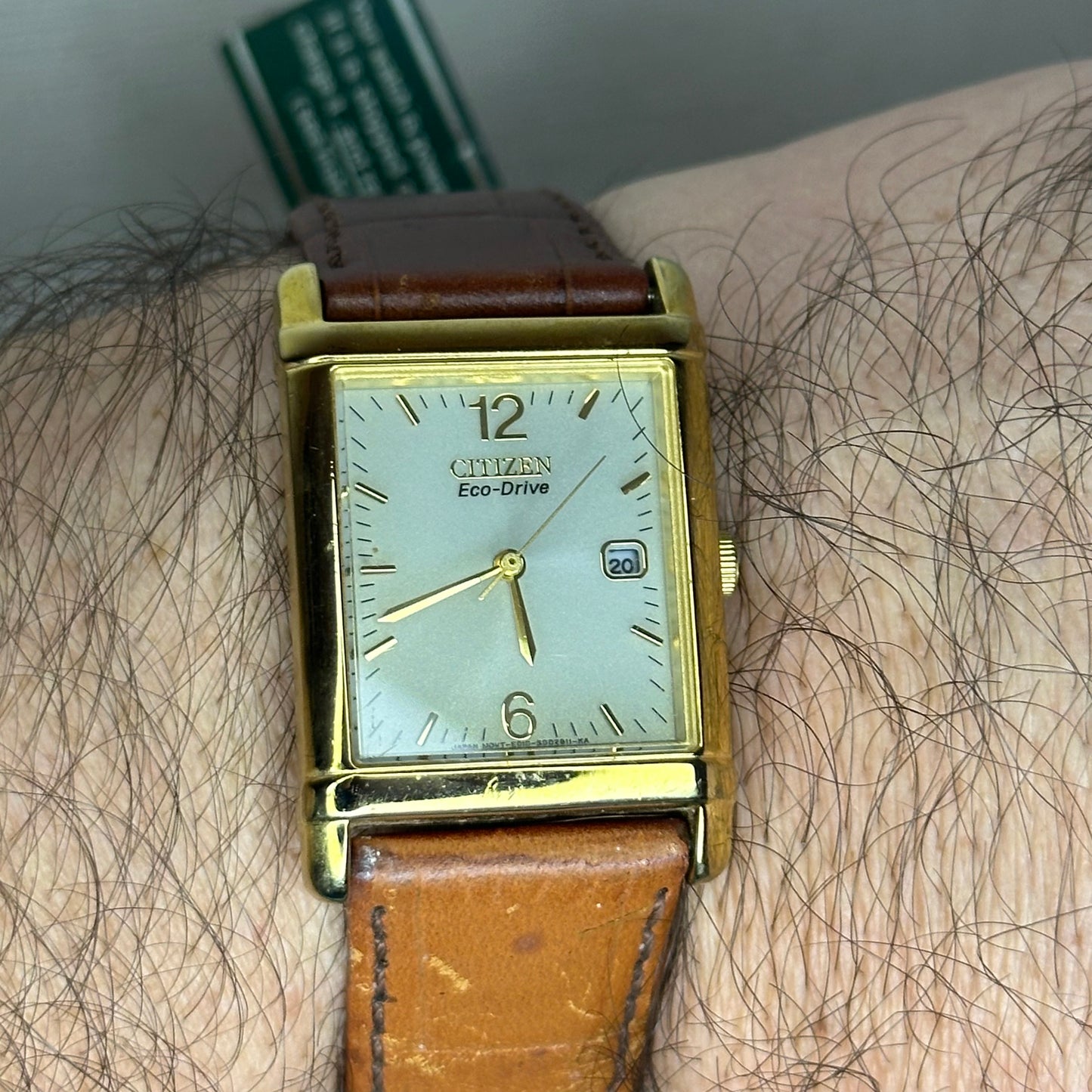 Reloj CITIZEN Eco-Drive Solar Hombre Rectangular Año 2007
