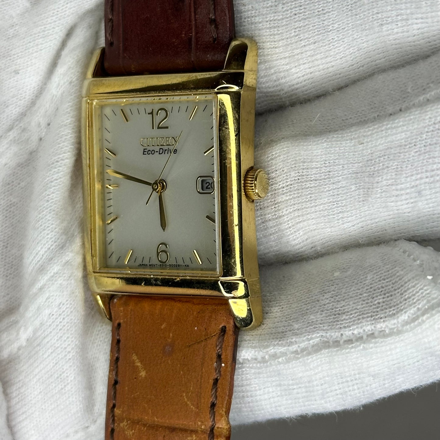 Reloj CITIZEN Eco-Drive Solar Hombre Rectangular Año 2007
