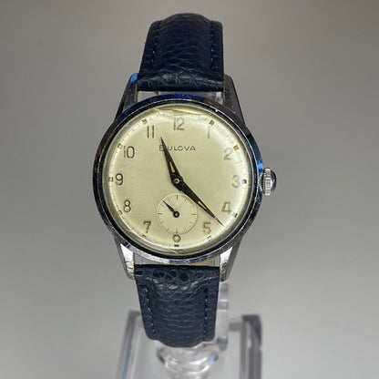 Bulova Hombre Mecánico Suizo Segundero pequeño Año 1957