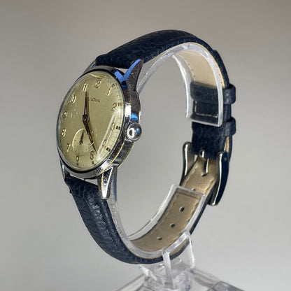 Bulova Hombre Mecánico Suizo Segundero pequeño Año 1957