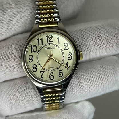 Reloj Carriage by Timex Mujer Bicolor Expansible Año 2002