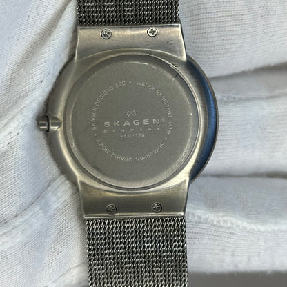 Reloj Skagen DENMARK Titanium Full Set Años 2000´s Titanio y Cuarzo Suizo