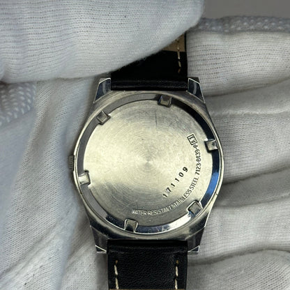 Seiko Quartz NEGRO 7123-8439 Día y Fecha Julio de 1981 ESCASO