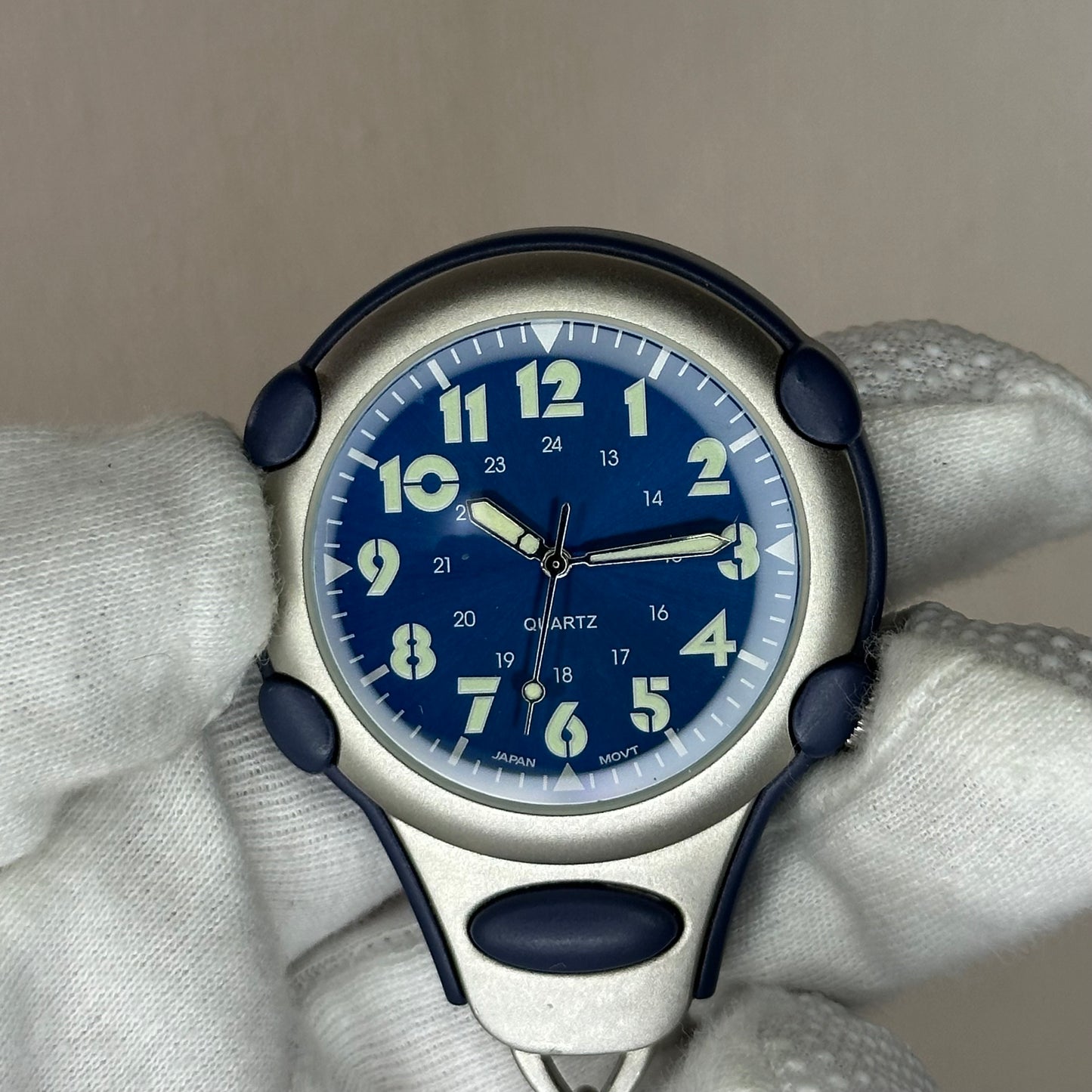 Reloj Gancho Carabiner Japan Movt Electric Blue Año 2002