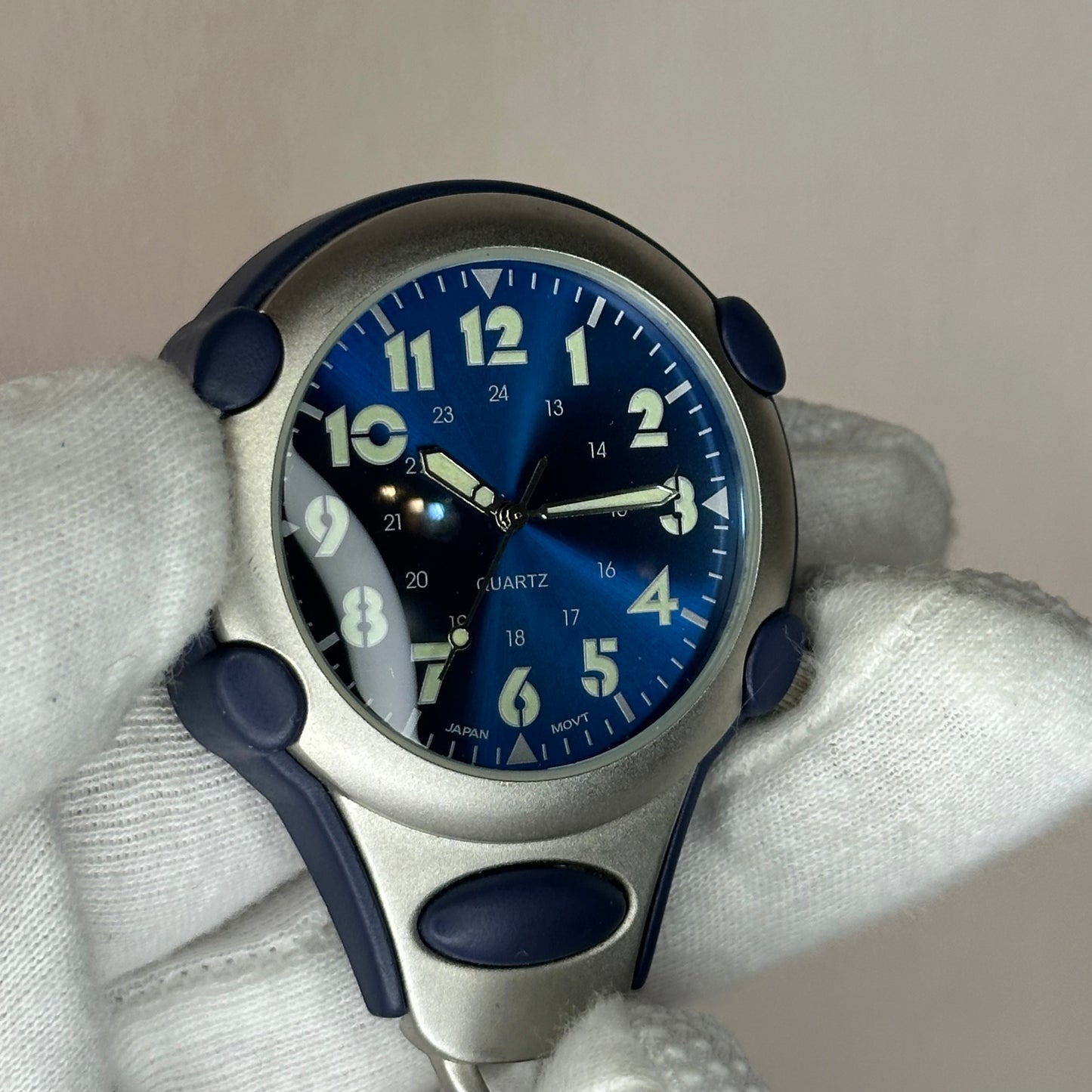 Reloj Gancho Carabiner Japan Movt Electric Blue Año 2002