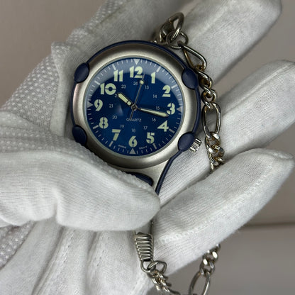 Reloj Gancho Carabiner Japan Movt Electric Blue Año 2002