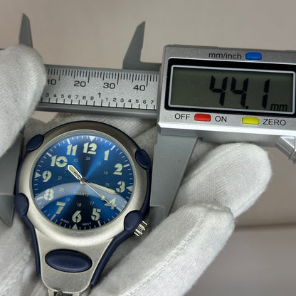 Reloj Gancho Carabiner Japan Movt Electric Blue Año 2002
