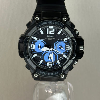 Reloj Casio MCW-100H-1A2 Cronógrafo Racing Dial Azul Año 2011