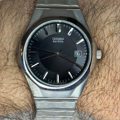 Citizen Eco-Drive E111 Caja Integrada SOLAR Año 2008 Muñeca grande