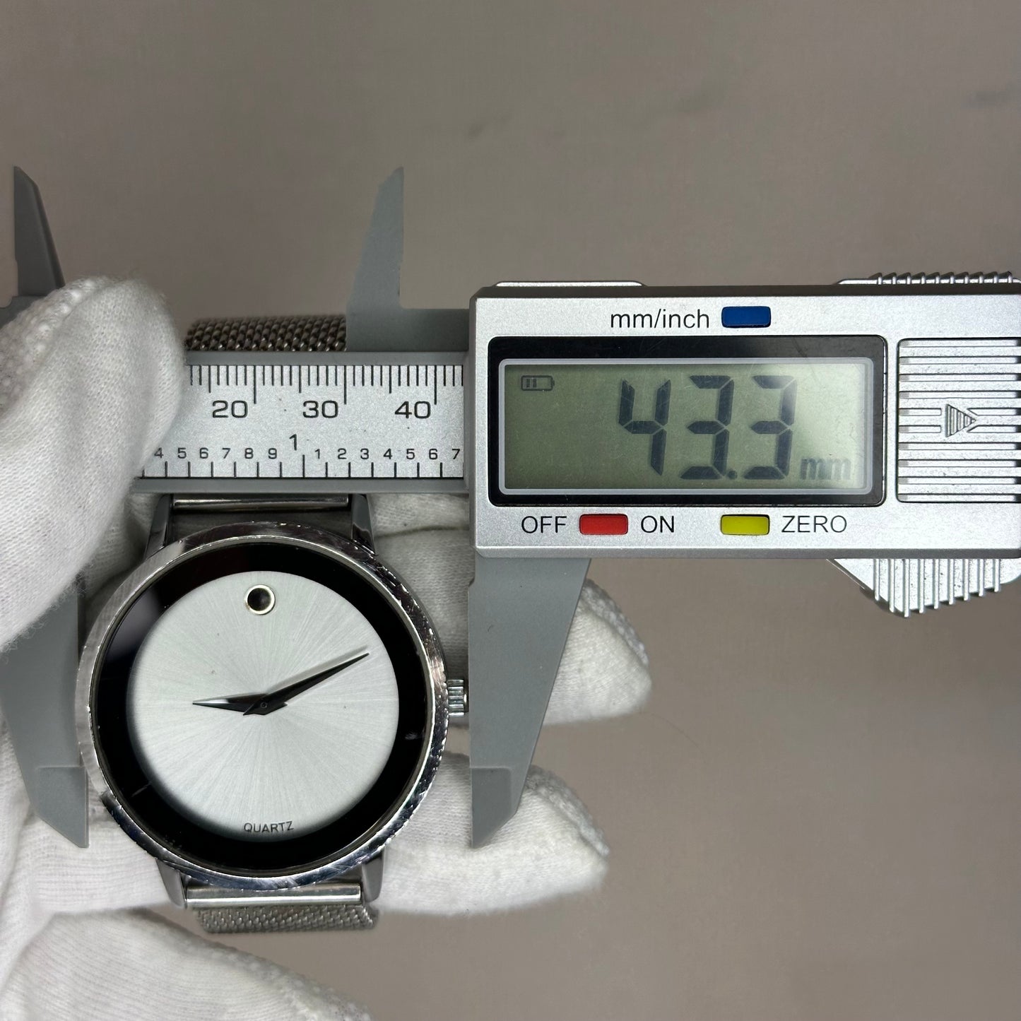 Reloj BELBI Museum Dial 42 mm Hombre Movimiento SII y Malla de Acero Año 2012