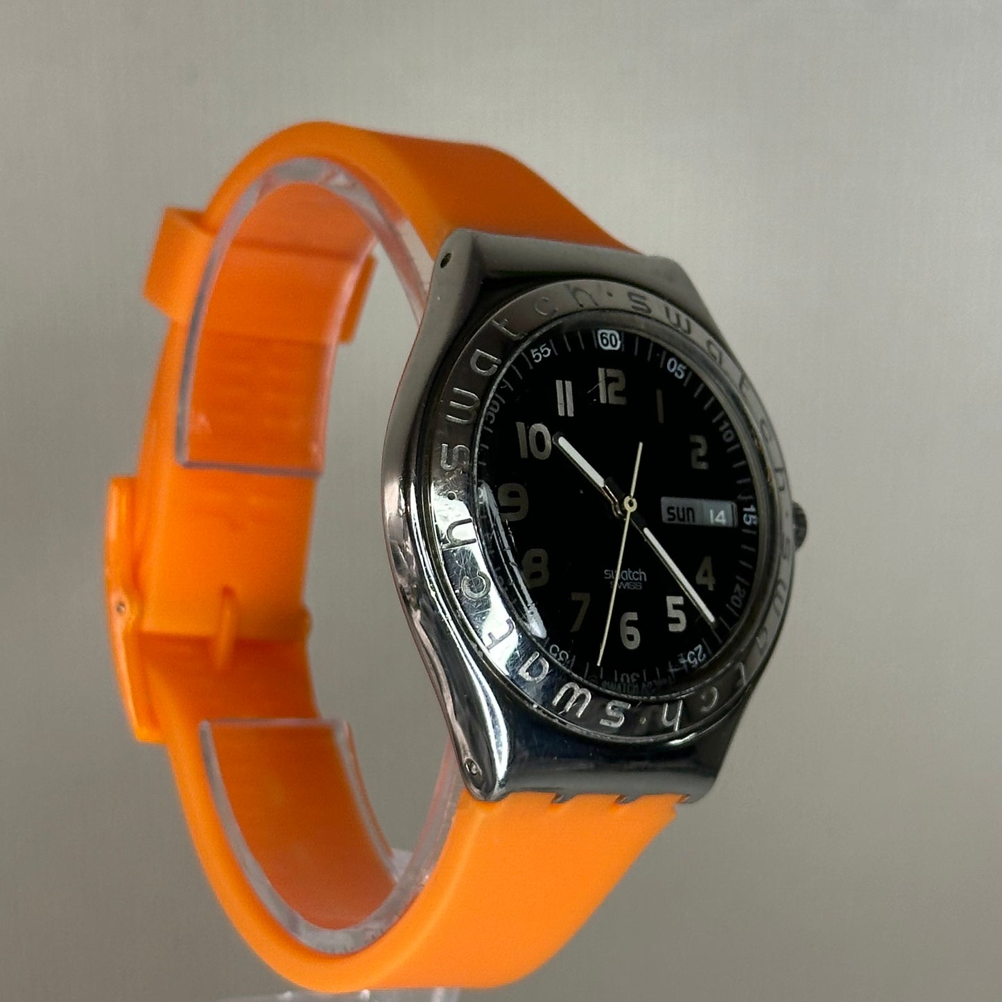 Reloj Swatch Irony Day-Date Swiss Made Hombre 38mm Año 1997  MUY ESCASO
