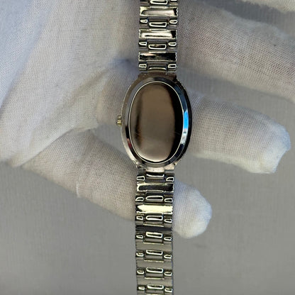 Reloj joya Cote d'Azur Quartz Japón Mujer Oval Cristales 1999