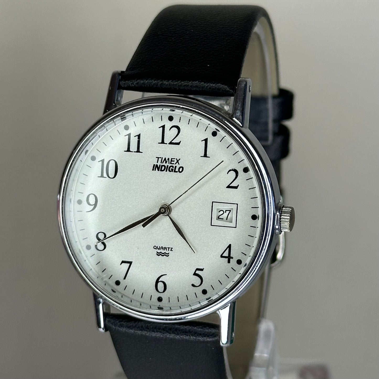 Reloj Timex Indiglo "Easy Reader" E6 – junio de 1997 – 36,5 mm – Hombre