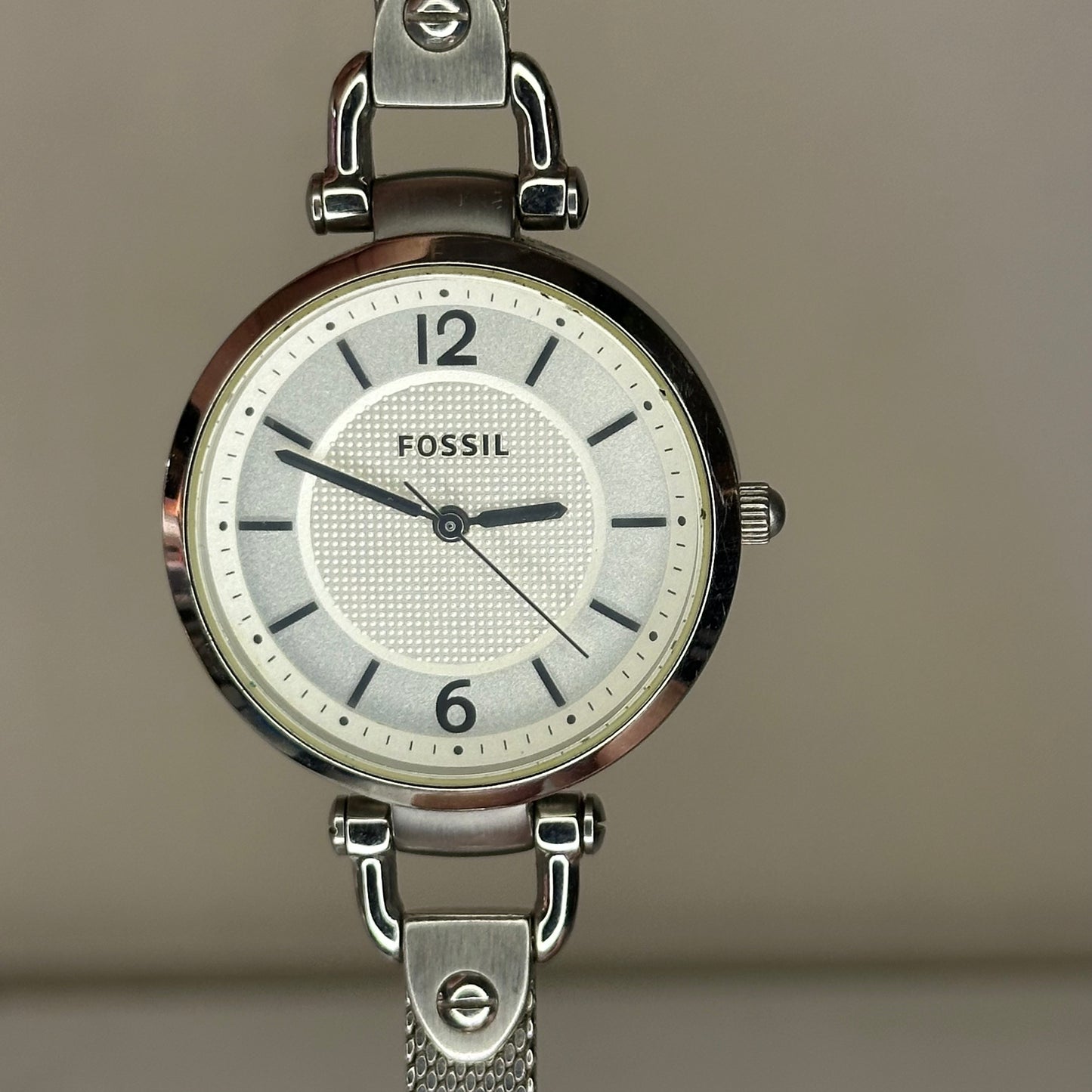 Reloj Fossil Georgia Mujer 2012 Pulsera Original de Acero | Configuración Escasa