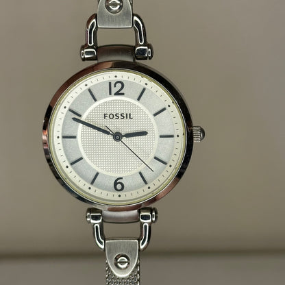 Reloj Fossil Georgia Mujer 2012 Pulsera Original de Acero | Configuración Escasa